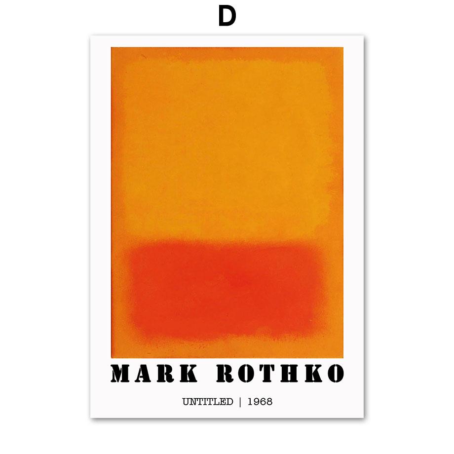 Henri Matisse Picasso Mark Rothko Kanagawa Wellen Wandkunst Leinwand Malerei Poster und Drucke Wandbilder für Wohnzimmer Dekor
