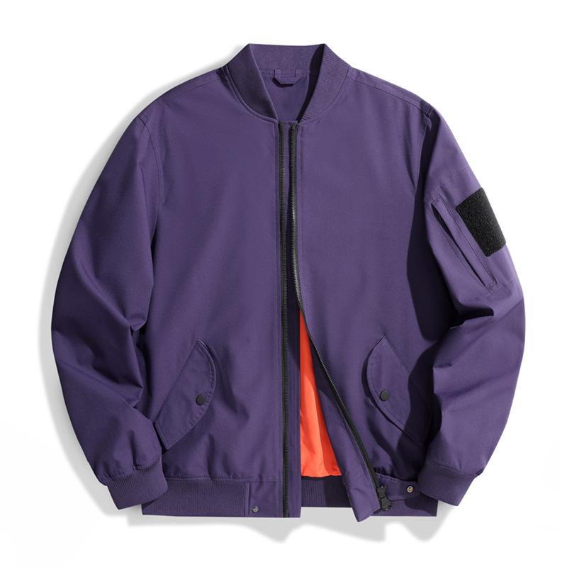 Autumn New Men's Baseball Collar Workboy Jacket Top Loose Casual and Versatile