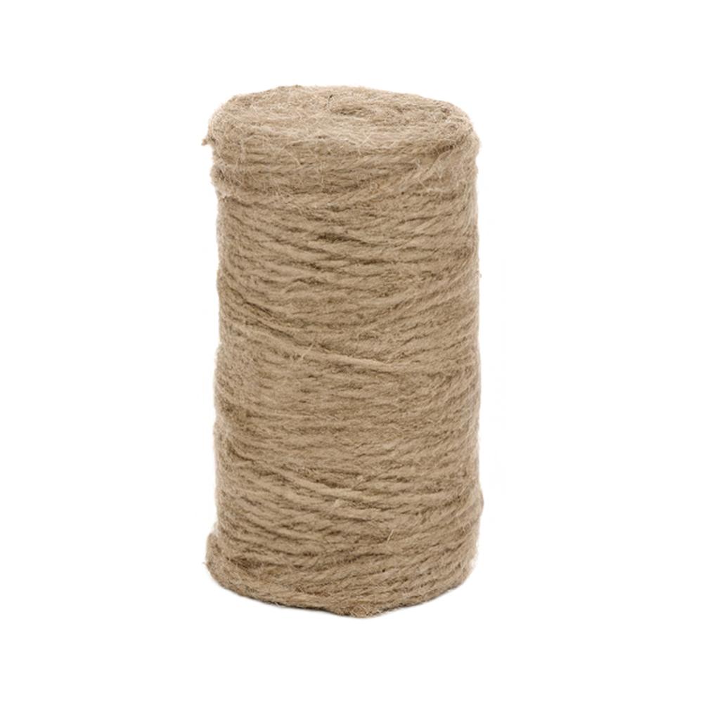 Mill Farm 3ply Natural Jute Twine Spool Small 125g/ 90m