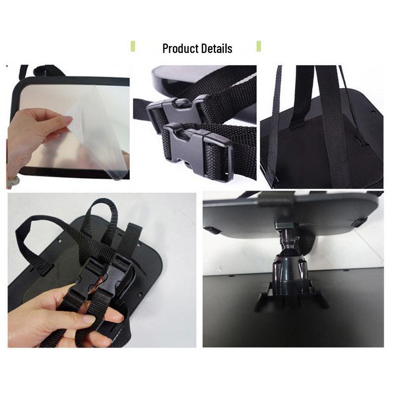 360° Rotating Baby Car Safety Mirror with Reflective Feature
