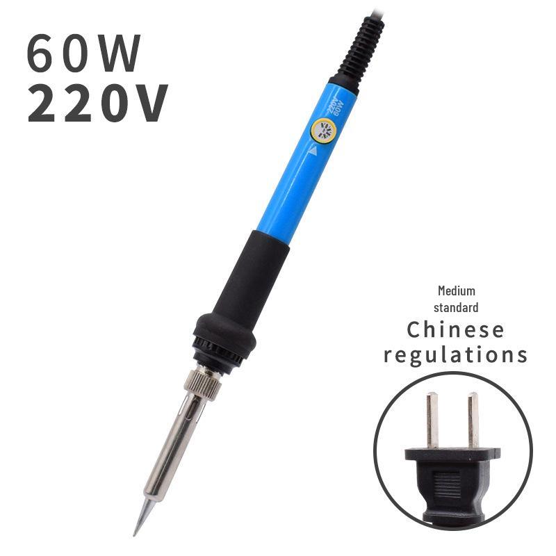 Einstellbarer 60W Lötkolben mit US-Stecker, 110V, Innenheizung, Temperaturregelung und Schalter.
