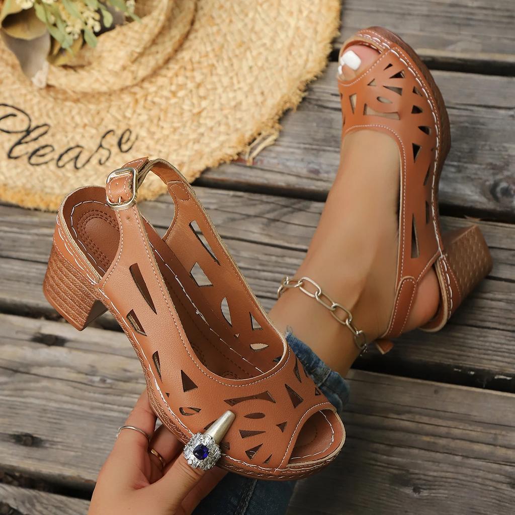 2026 Women High Heels Sandals Plus Size Lightweight Comfortable Walking Sandals Party Designer Shoes Woman Sandalias