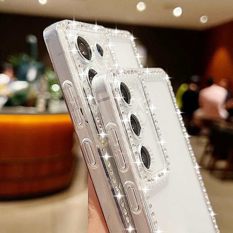 Pouzdro na telefon Žralok Delfín Pro Samsung Galaxy S25 Edge S24 S22 Ultra S23 FE A56 A55 A54 A36 A15 A16 A25 A26 5G Diamantový Měkký Kryt