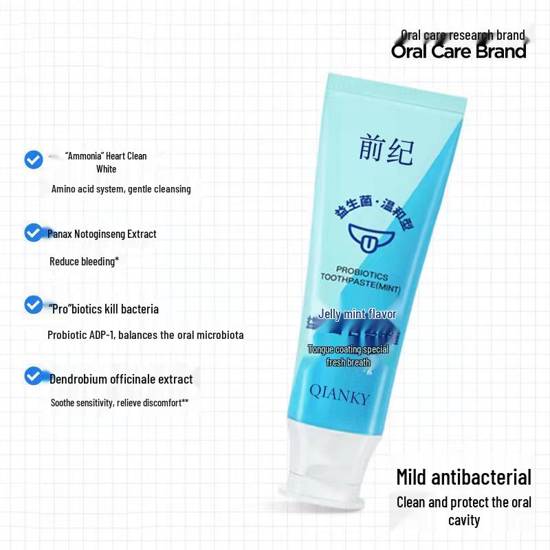 Oral Care Tongue Coating Removal Gel - Eliminates Bad Breath Odor