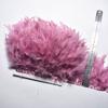 10Meters Fluffy Turkey Feathers Trim Fringe Ribbon Marabou Feather On Tape Fringes Sewing Trimmings DIY Clothes Dress Decoration