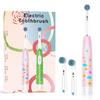 Kids' Electric Toothbrush: Waterproof, Soft Bristles, Battery-Operated Cartoon Design for Ages 2-12.
