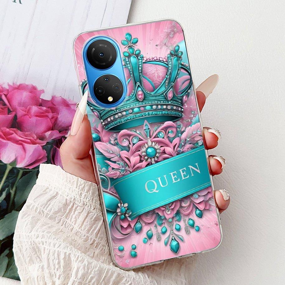 For Honor X7 2022 Case CMA-LX2 CMA-LX1 CMA-LX3 Shockproof Cover Fashion Butterfly Soft Phone Case For HonorX7 X 7 HonorX7 Bumper