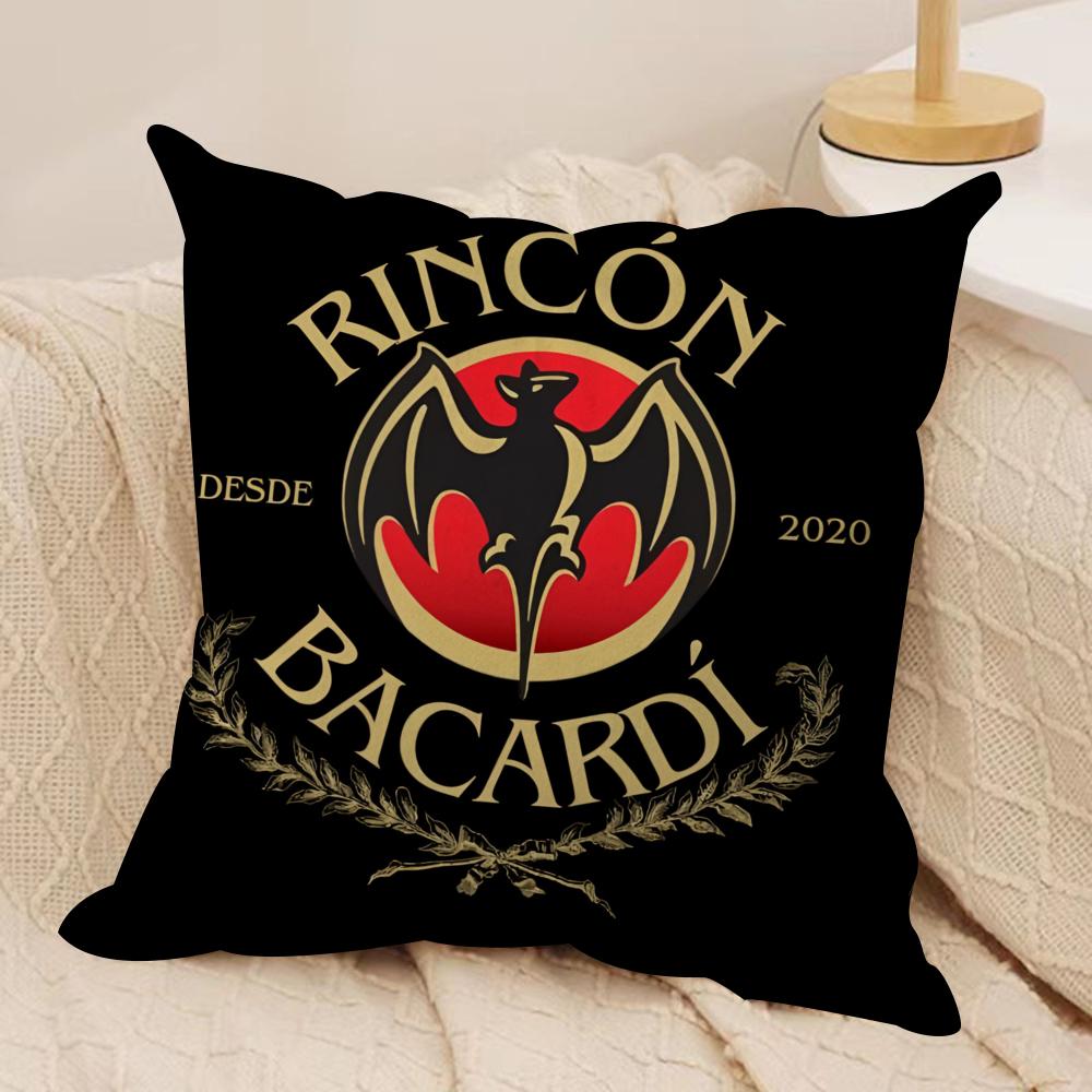 

Classic bbacardi Cushion Cover Short plush Doublesided Print Square Throw Pillow Covers Sofa Home Cushion Decor 30x30cm