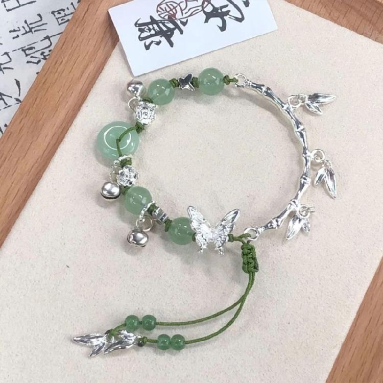 Fashionable Bamboo Knot Bracelet Modern Oriental Snake Bamboo Bracelet Adornment for Business and Casual Outfits