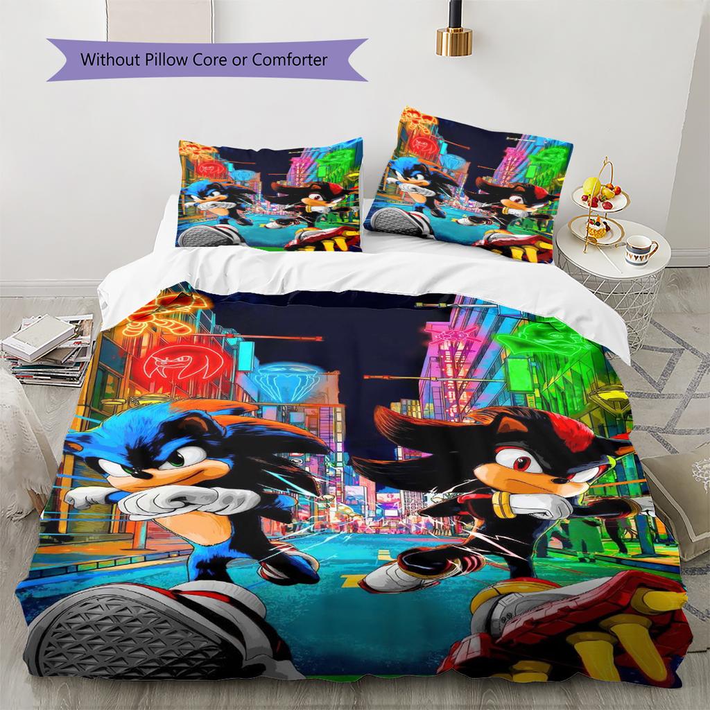 Set Copripiumino Trapuntato con Fantasia Riccio Blu Federa Decorazione per la Casa Regalo (1 * copripiumino + 2 * federa, senza nucleo)