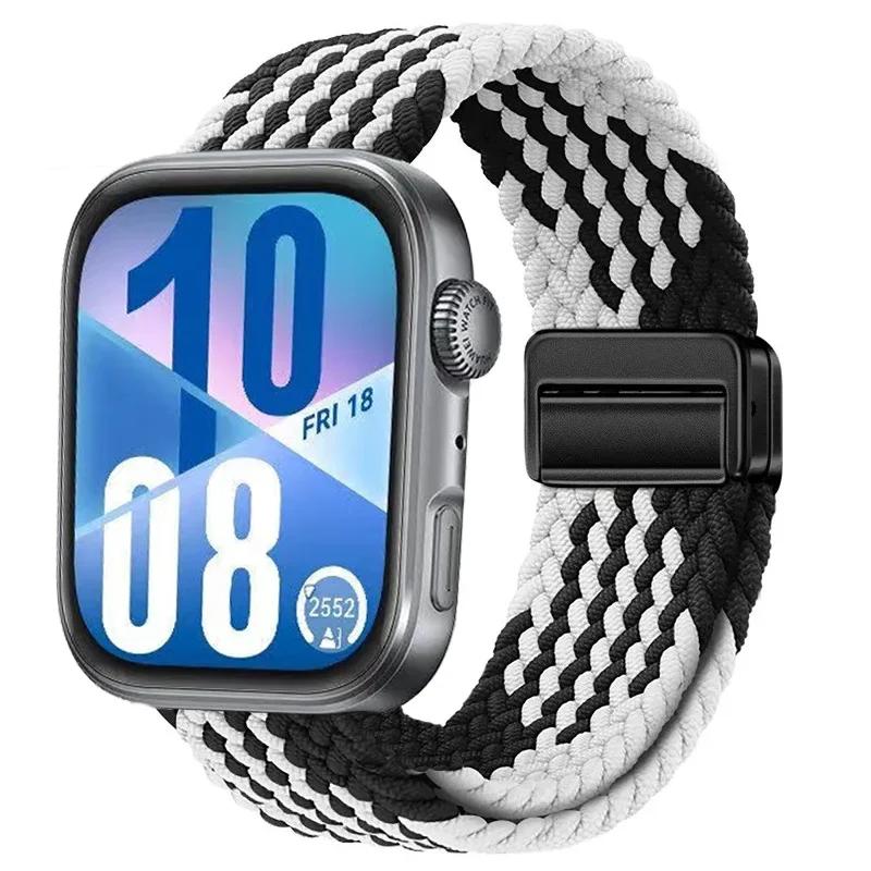 Magnetic Braided Strap for Huawei Watch Fit 4 Pro 3 Nylon Loop Correa Sports Bracelet for Huawei Fit3 Fit4 4Pro Band Accessories