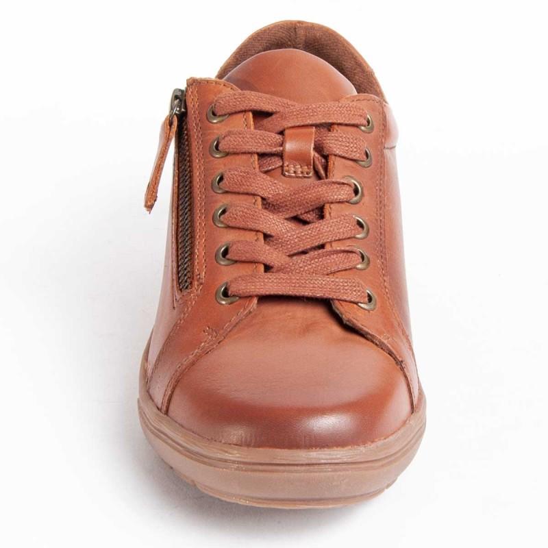 Lässiger Lederschuh für Damen. Purapiel Ailina 99458