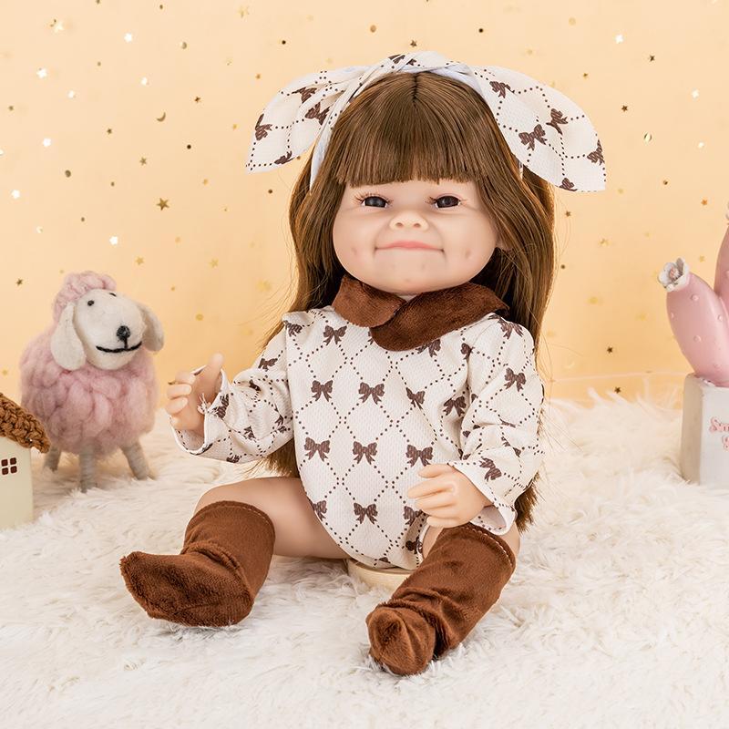 30cm Reborn Doll Simulation Comfort Baby Doll Vinyl Soft Rubber Doll