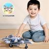 Mini Inertial Sliding Airplane Model for Kids 360 Degree Rotation Pull Back Aircraft Toy for Boys' Gift Educational Vehicle Toy