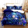 Cartoon Singer Miku Pillowcase Bedding Set Adult Boy Girl Bedroom Decoration Children Single Double Large Size