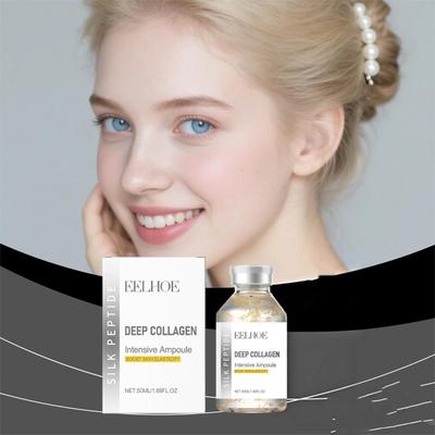 Ampolla Intensiva de Colágeno Profundo, Sérum Coreano para Cuidado Facial Piel de Cristal, Hidratante con Niacinamida y Ácido Hialurónico, Potencia la Elasticidad