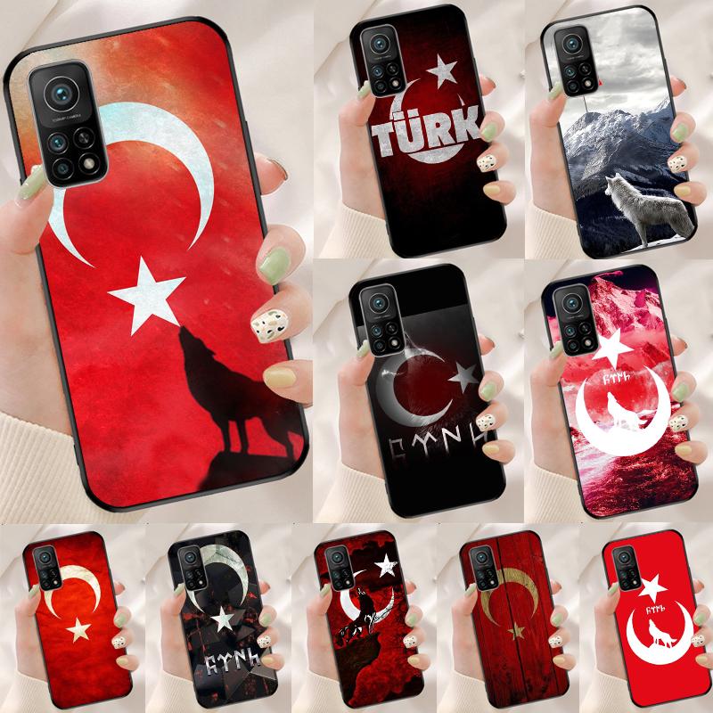 Turkey Flag Cover For Xiaomi 14T 11T 12T 13T Pro 13 14 15 Ultra POCO X7 Pro X3 X5 X6 F5 F6 M6 Pro Case