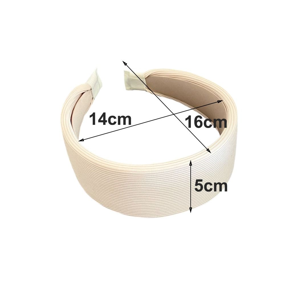 New Candy Color Extra Wide Headbands Fabric Covered Non-slip Hairbands Thick Head Hoop Women Girls