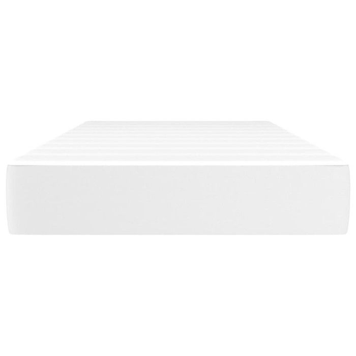 347743 vidaXL Matelas de lit à ressorts ensachés Blanc 100x200 cm epaisseur 20 cm