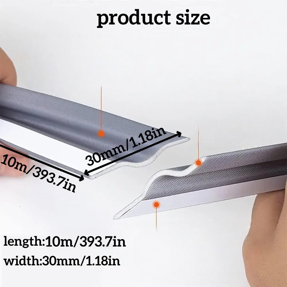 1PC 10m/393.7in Soundproof Foam Window Weatherproof Sealing Strip Sliding Door Window Windproof Soundproof Door Bottom Sealing
