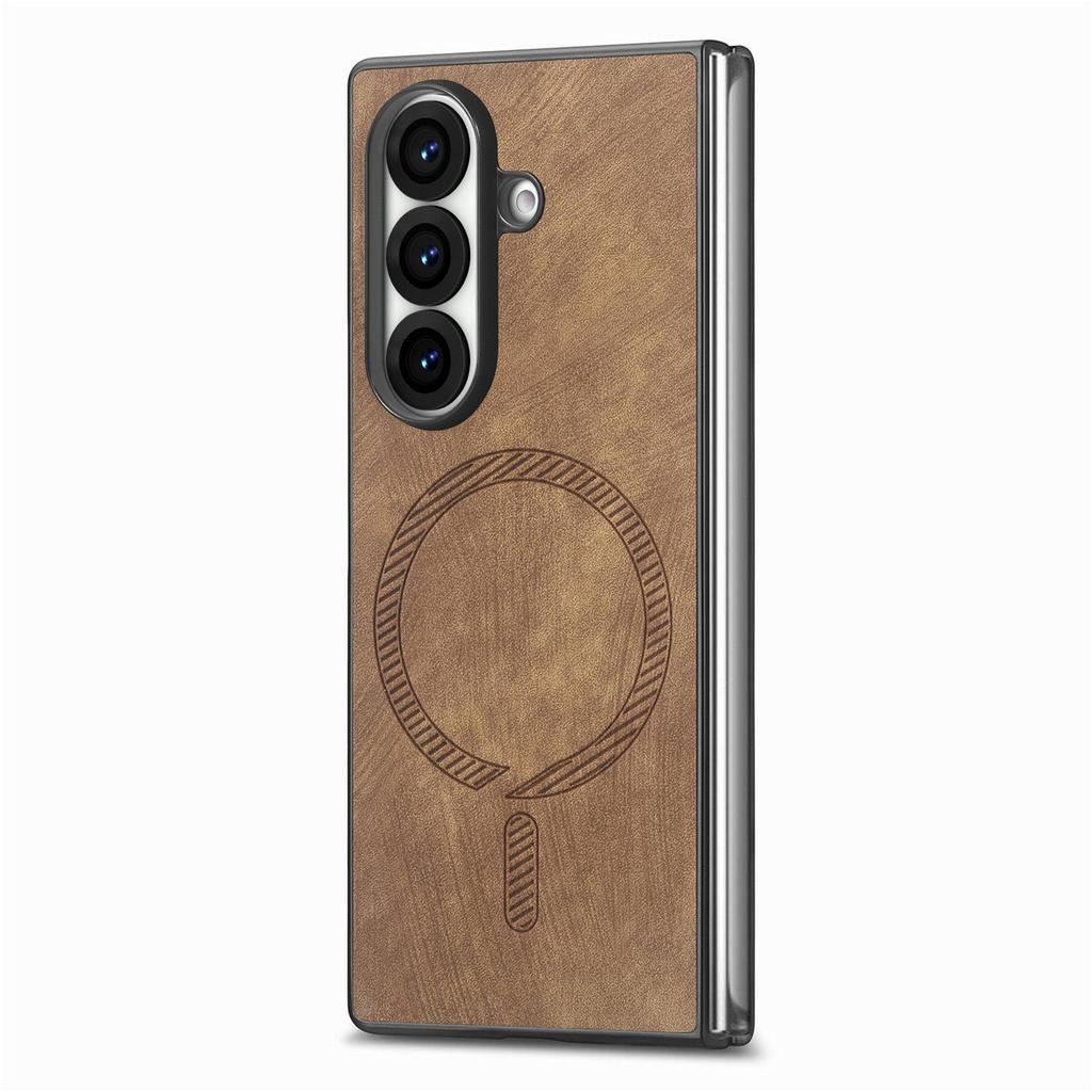 Samsung Z Fold7/Z Fold6 Magnetische Leder Schutzhülle
