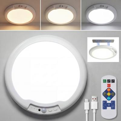 Bewegungssensor Leuchte USB Typ-C Wiederaufladbar Magnetische Lampe Wandleuchte mit Fernbedienung für Küche Garderobe Flur Schrank