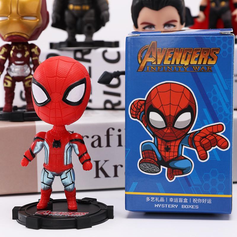 Colorful Superhero Cake Decoration Figures For Birthday Parties And Celebrations