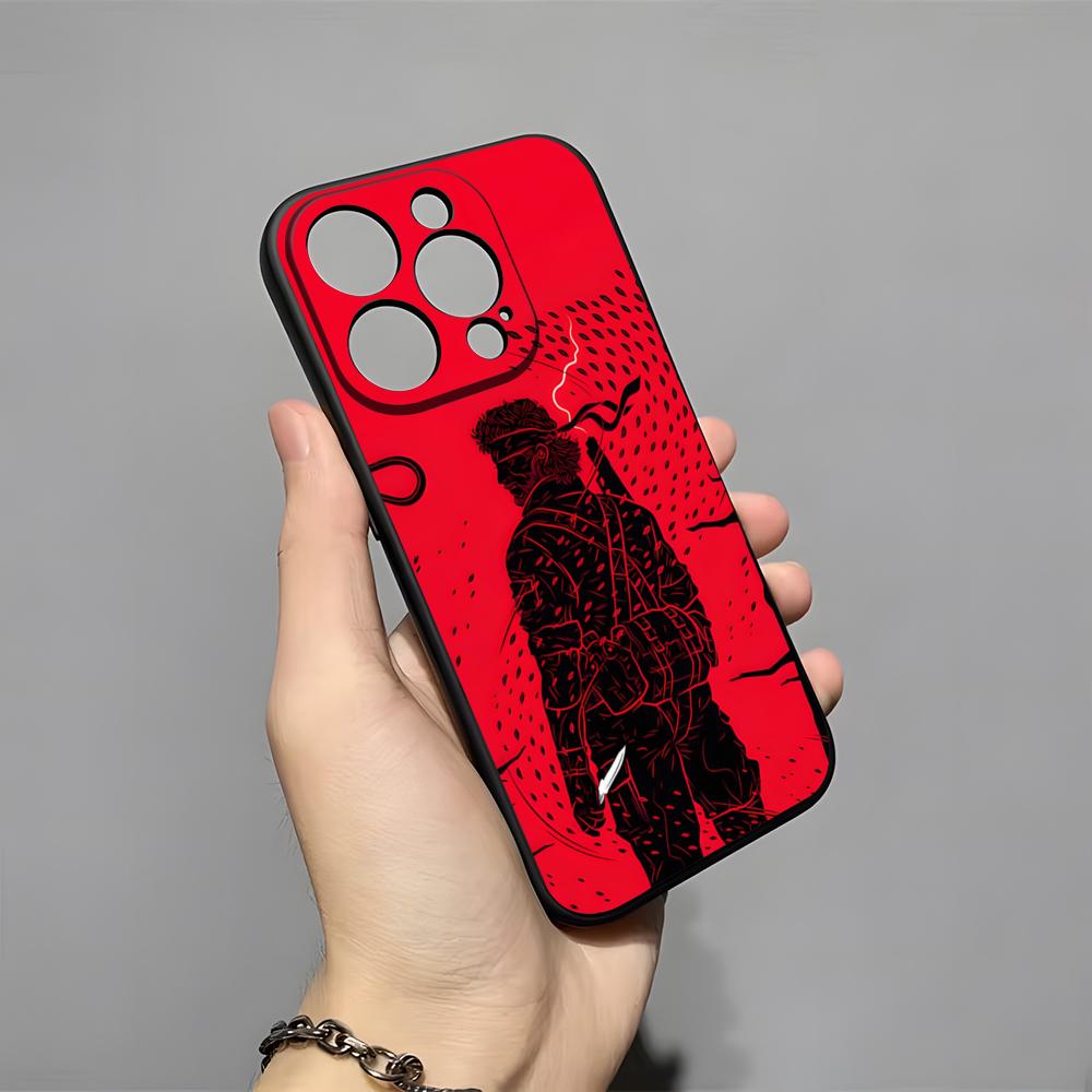M-Metal G-Gear Solid Phone Case For IPhone 17 Pro Max 16 15 14 Pro Max 13 11 X Xs Xr 8 7Plus Silicone Cover