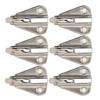 6Pcs Fender Hook Stainless Steel Heavy Duty Spring Buckle Type Fender Hanger for Home Marine Engineering