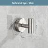 Traceless No-Punch Stainless Steel Over-the-Door Hook for Bedroom, Bathroom, or Wardrobe