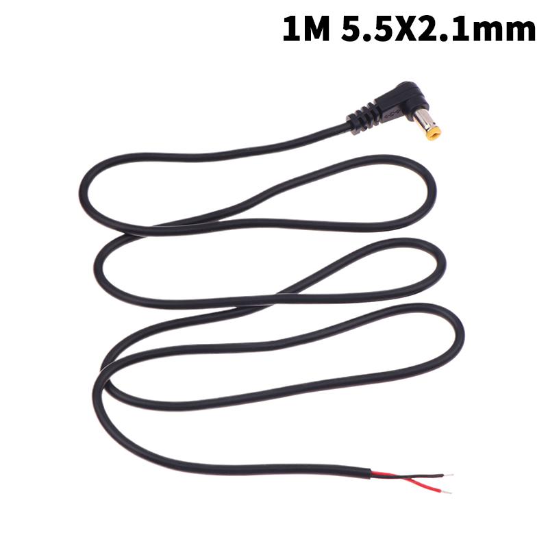 5,5 x 2,1 mm/2,5 mm rechtwinkliges DC-Stromkabel DC-Stecker Stromanschluss Steckeranschluss Verlängerungsleitung