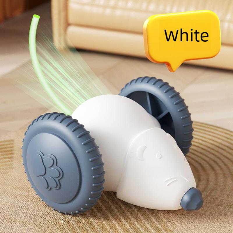 Haustierspielzeug selbst-hi, gelangweiltes Mausauto, Laser-Teaser-Katzenstab, Katzenspielzeug Teaser Katze Rennsportwagen