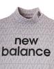 Golf Mock Neck Shirt GREY 6 [New Balance] Long-Sleeve (N-Line Jacquard) / Men's / 012-6267003 023_SLATE [LL]