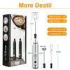 1PC Wireless Electric Milk Frother With USB Charging Handheld Mini Blender For Coffee Cappuccino Cream Portable Mixer 3 Speeds