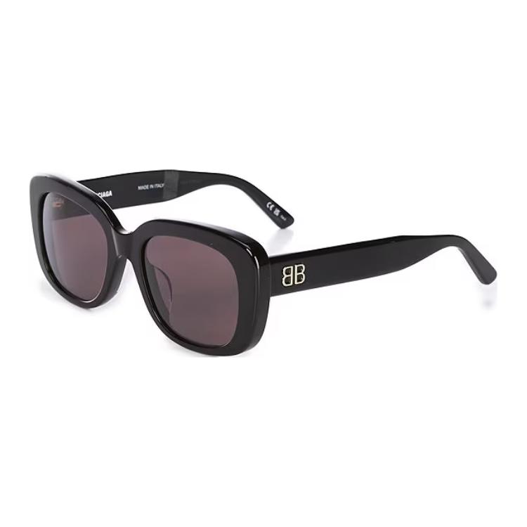 Balenciaga Square Sunglasses Women Sunglasses Black BB0295SK001