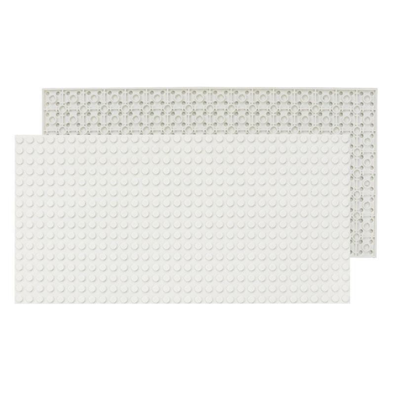 Baseplate Double Sides Base Plates for Figures Building Blocks Toys for Children City Baseplates Kids Gifts 25.5*12.8 cm Plate