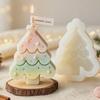 3D Star Christmas Tree Silicone Mold for DIY Scented Candles and Handmade Plaster Crafts