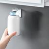 Magnetischer Mundspülbecher Zahnbürstenbecher Ohne Bohren Wandmontiert Gerades Rohr Runder Haushalts-Wasserbecher mit Großem Fassungsvermögen