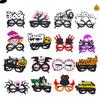 Skull Head Eyeglasses Frames Cobweb Ghost Halloween Decoration Glasses Pumpkin Halloween Dress Up