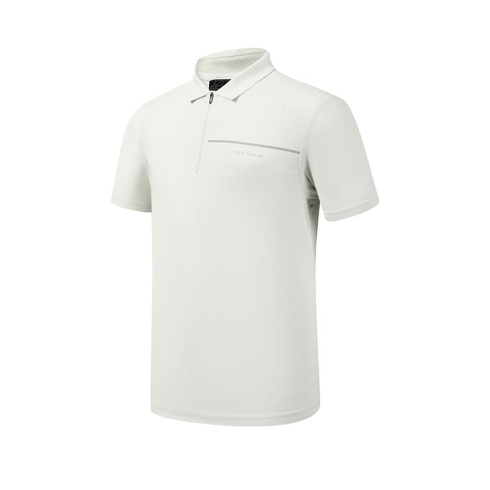 

FILA Golf Series Fashion Simple Classic Sports Casual Golf Versatile Comfortable Knitted Short Sleeve Polo Shirt Men tops A11M625105FGY M