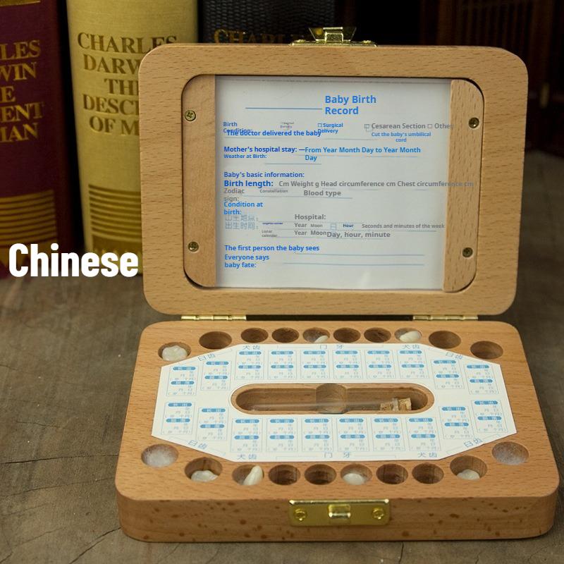 High-Quality Wooden High-Quality Po High-Quality Frame High-Quality Baby High-Quality Tooth High-Quality Boxes Youngsters High-Quality Milk
