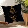 Mogen David Pillow Case Linen Cushion Covers For Decorative Sofa Home Pillows Case Car Chair Pillows Cases