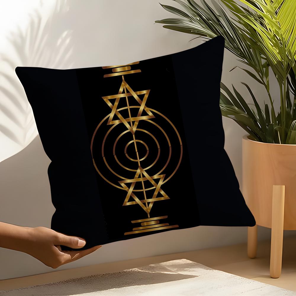 Mogen David Pillow Case Linen Cushion Covers For Decorative Sofa Home Pillows Case Car Chair Pillows Cases