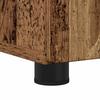 Bathroom Cabinet with Storage and Door Rustic Wood Look 61 x 35 x 64 cm