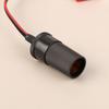 Battery Adapter Power Car Cigarette Lighter Female To Alligator Clip Extension Connector To Terminal Clip-On