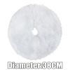 Short Plush Christmas Tree Skirt Xmas Trees Skirts Base Cover Snowflake Santa Claus Snowman Pattern Home Party Xmas Decoration