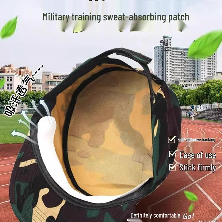 Jednorázová nálepka proti potu na kšilt vojenské čepice