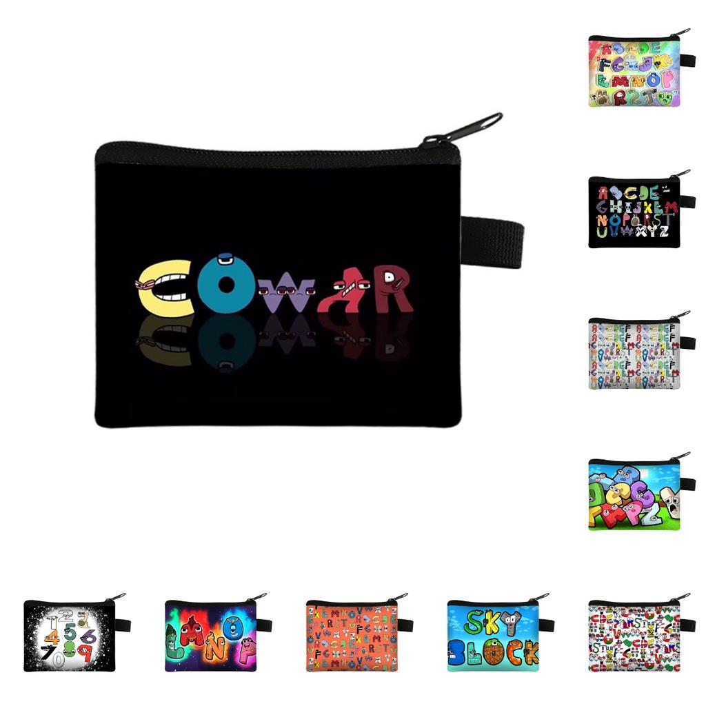 Lore Alphabet Coin Purse Printed Storage Card Make Up Bag Kid Student Gift
