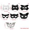 Cats Lace Mask Cosplay Mask Half Face Sexy Fox Face Mask Night Club Shows Dance Role Playing Prop  Lace Mask Masquera