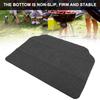 50x36in Black Outdoor Oil Proof Environmental Protection Barbecue Mat BBQ Grill Oven Floor Mat